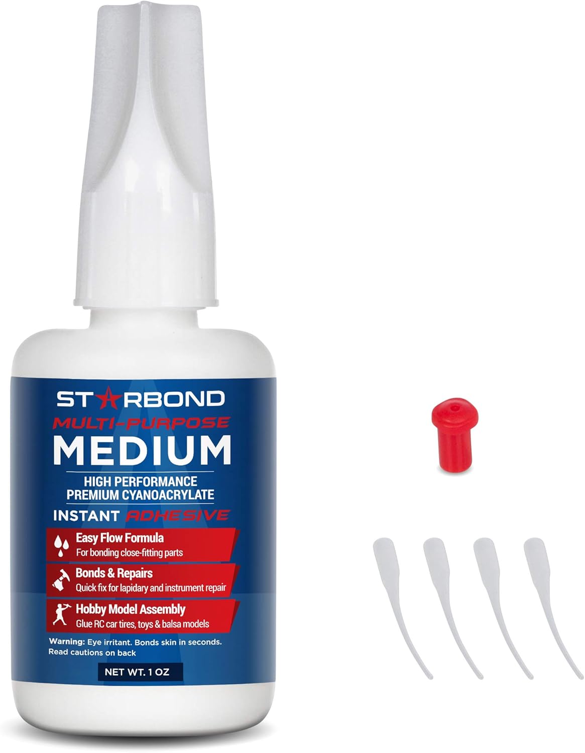 Medium CA Glue for Woodworking, Woodturning, Hobby Models C89027