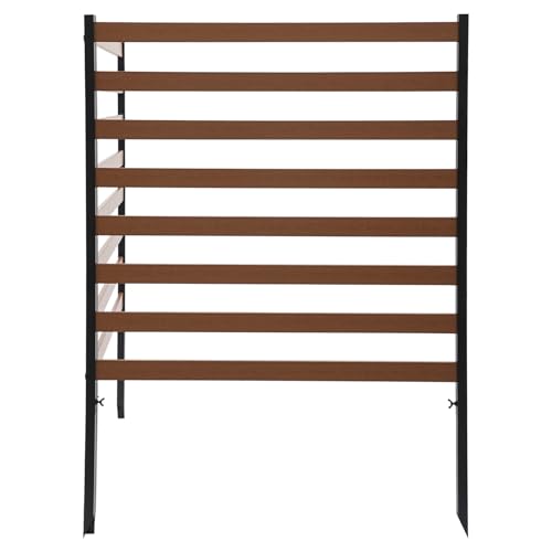 Outdoor AC Unit Privacy Fence 2 Panels 39"W x 51"H Brown R91436