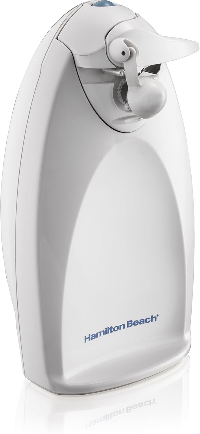 Hamilton Beach 76375 Sure Cut Extra-Tall Can Opener, White