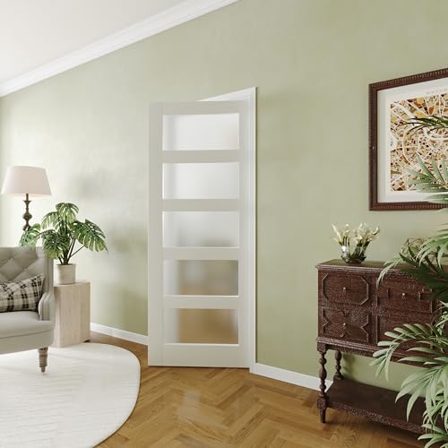Frosted Glass French Door 30x80 Interior Door Slab N308487