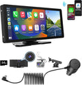 Wireless Carplay Car Stereo, 2024 Portable 9.3" HD Touchscreen Cam Compatible with CarPlay & Android Auto for Car, Car Stereo Receiver wit Mirror Link/Bluetooth/Navigation