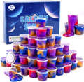 Galaxy Slime Kit 40 Pack, Mini Putty Slime Easter Party Favor for Kids Girls Boys, Soft, Stretchy&Non-Sticky, Stress Relief Colorful Slime Pack Toy for Kids Goodie Bag Stuffers