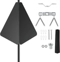 Squirrel Baffle for Bird Feeder, Squirrel Proof for Bird Feeder Pole Outside, Bird Food House Squirrel Guard for Outdoor Squirrels Baffles for Shepherd's Hook, Black