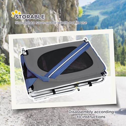 Dog Bike Trailer Pet Cart Bicycle Wagon Cargo Carrier L13983