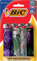 Bic Lighter Fashion Serie Size 4ct Bic Lighter Fashion Series Max 4ct