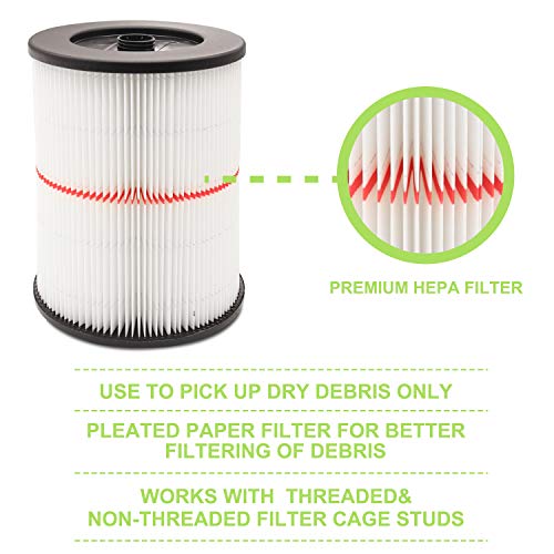 Shop Vac Wet/Dry Cartridge Filter Replacement B424399