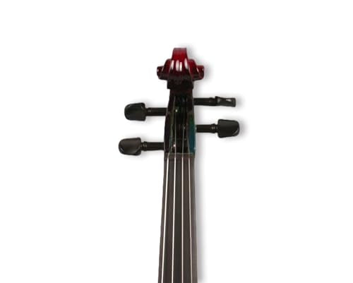 Electric Violin 4/4 Solid Wood with Ebony Fittings, Black D1336