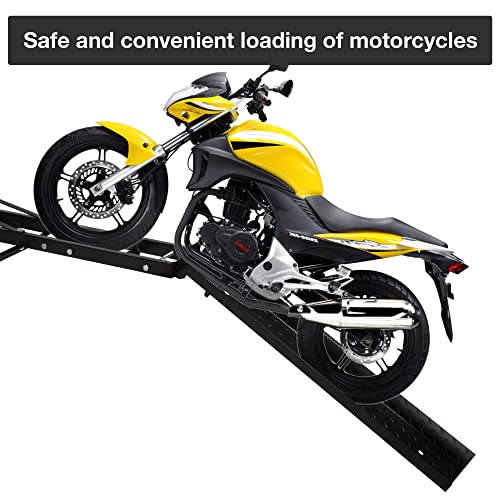 Motorcycle Hitch Carrier with Loading Ramp M6086