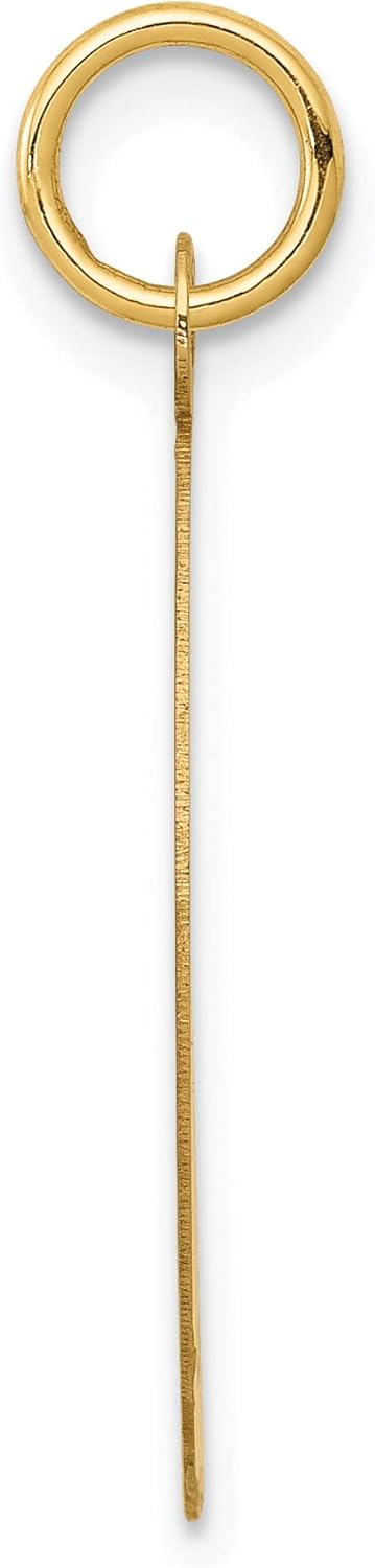 10K Yellow Gold Mizpah 2-Piece Pendant Charm D46896