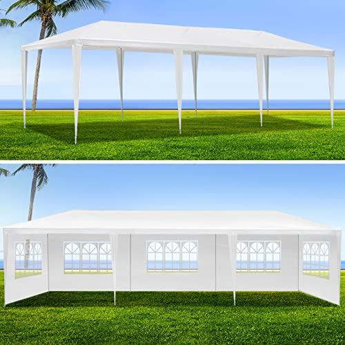 Outdoor Gazebo Tent 10x20 with Removable Sidewalls, Waterproof Canopy for Patio Garden Events I729482