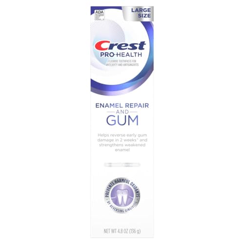 Enamel Repair and Gum Toothpaste, Anticavity Antibacterial Fluoride, 4.8 oz O732415