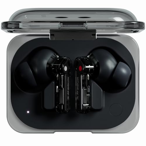 Nothing Ear (a) Wireless Earbuds with ChatGPT Integration, 45dB Hybrid Noise Cancelling Earbuds, Hi-Res Audio, Advanced Equaliser, Dual Connect,6 Mics, 42.5H Playtime Earbuds Wireless Bluetooth Yellow