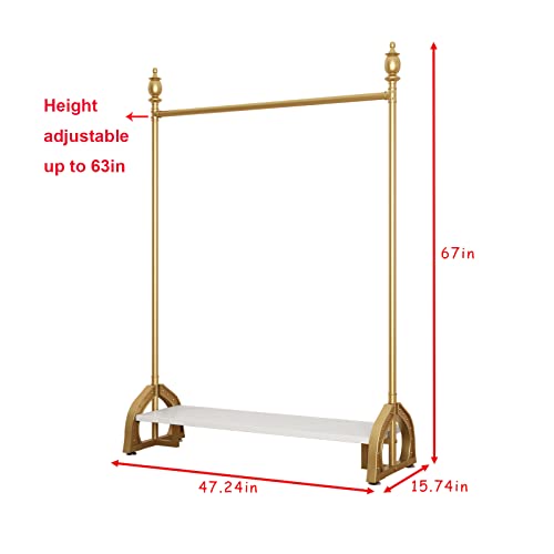 Heavy Duty Garment Rack with Shelf for Display L927927