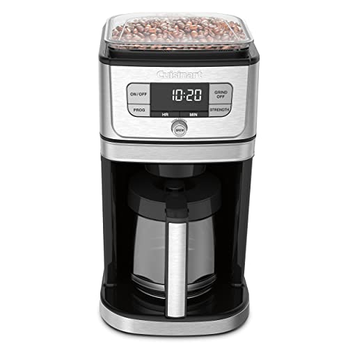 Fully Automatic Burr Grind & Brew, 12-Cup Glass Coffee Maker O389006