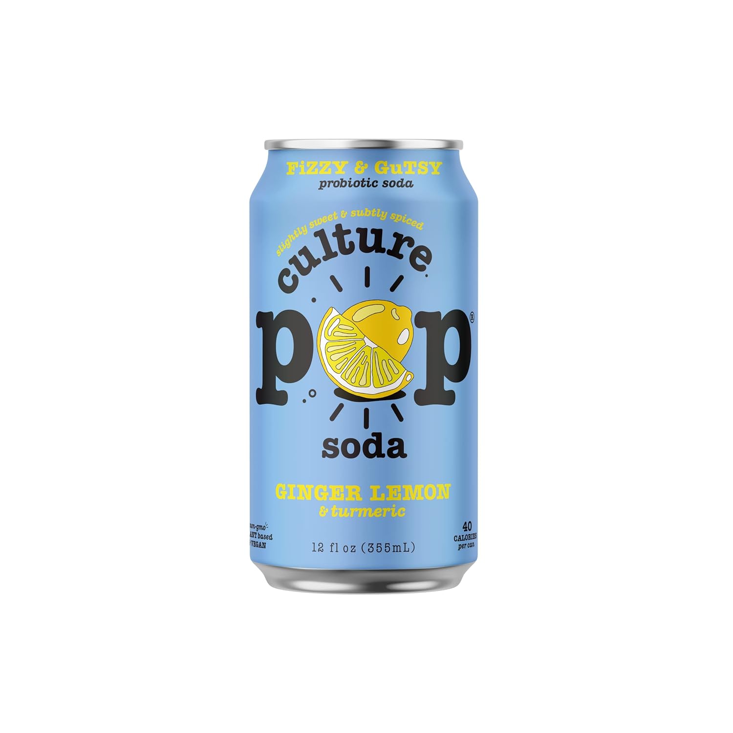 Sparkling Probiotic Soda, 12 Fl Oz Cans, Variety Pack of 5 T31874