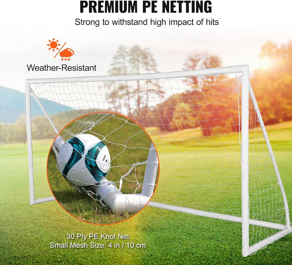 Portable Soccer Goal 12x6 ft with Carry Bag G673