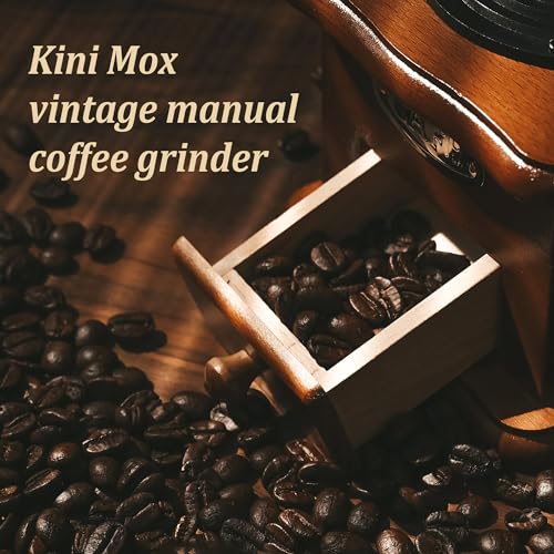 Vintage Wooden Manual Coffee Grinder for French Press T982959