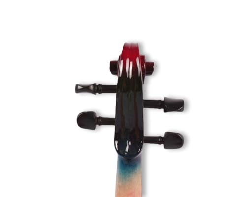 Electric Violin 4/4 Solid Wood with Ebony Fittings, Black D1336