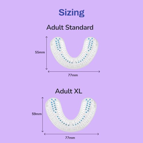 U Shaped Electric Toothbrush with 360° Nylon Bristles and 3 Cleaning Modes Y294