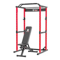 Major Fitness Power Cage, F16 Squat Rack All-in-One 1200lbs Capacity Power Rack with Attachment for Home Gym, Weight Cage