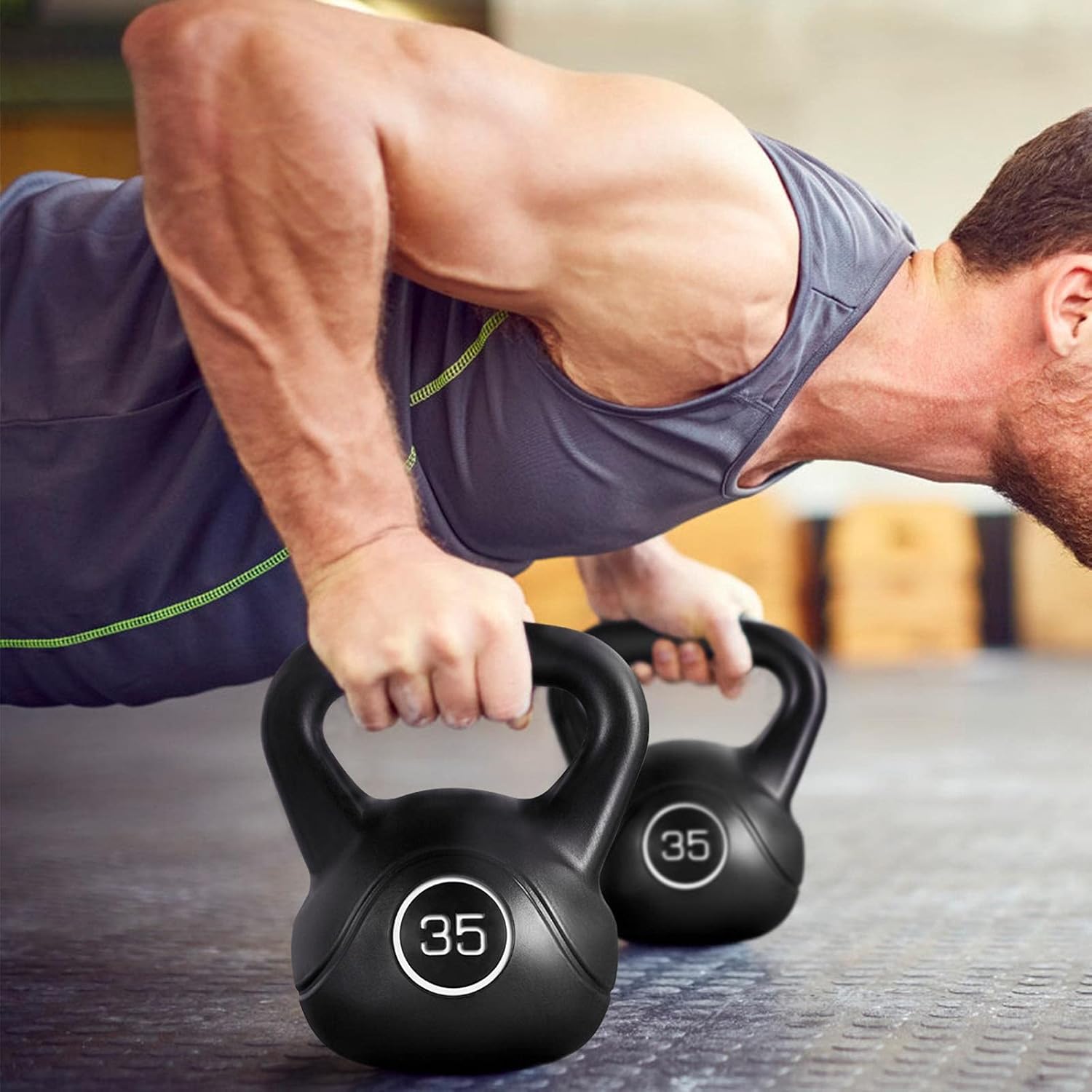 Kettlebell Weights for Home Gym Strength Training N71934