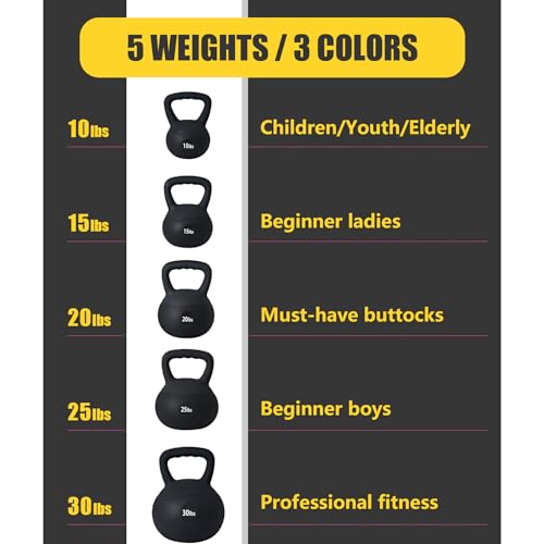 Soft Kettlebells, Iron Sand Filled Weights for Strength Training K5762