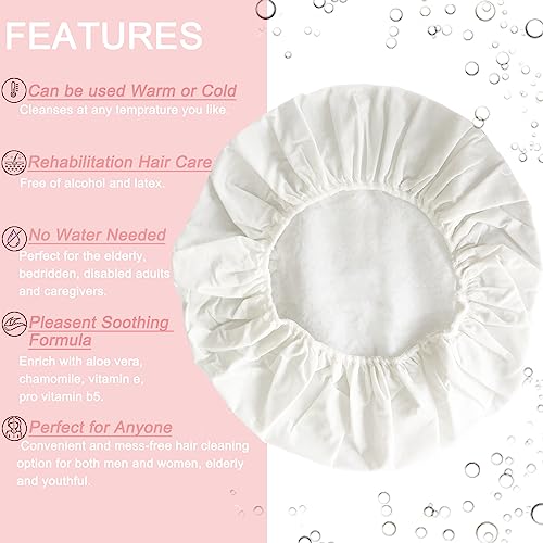 No Rinse Shampoo Caps for Elderly, 6-Pack R824