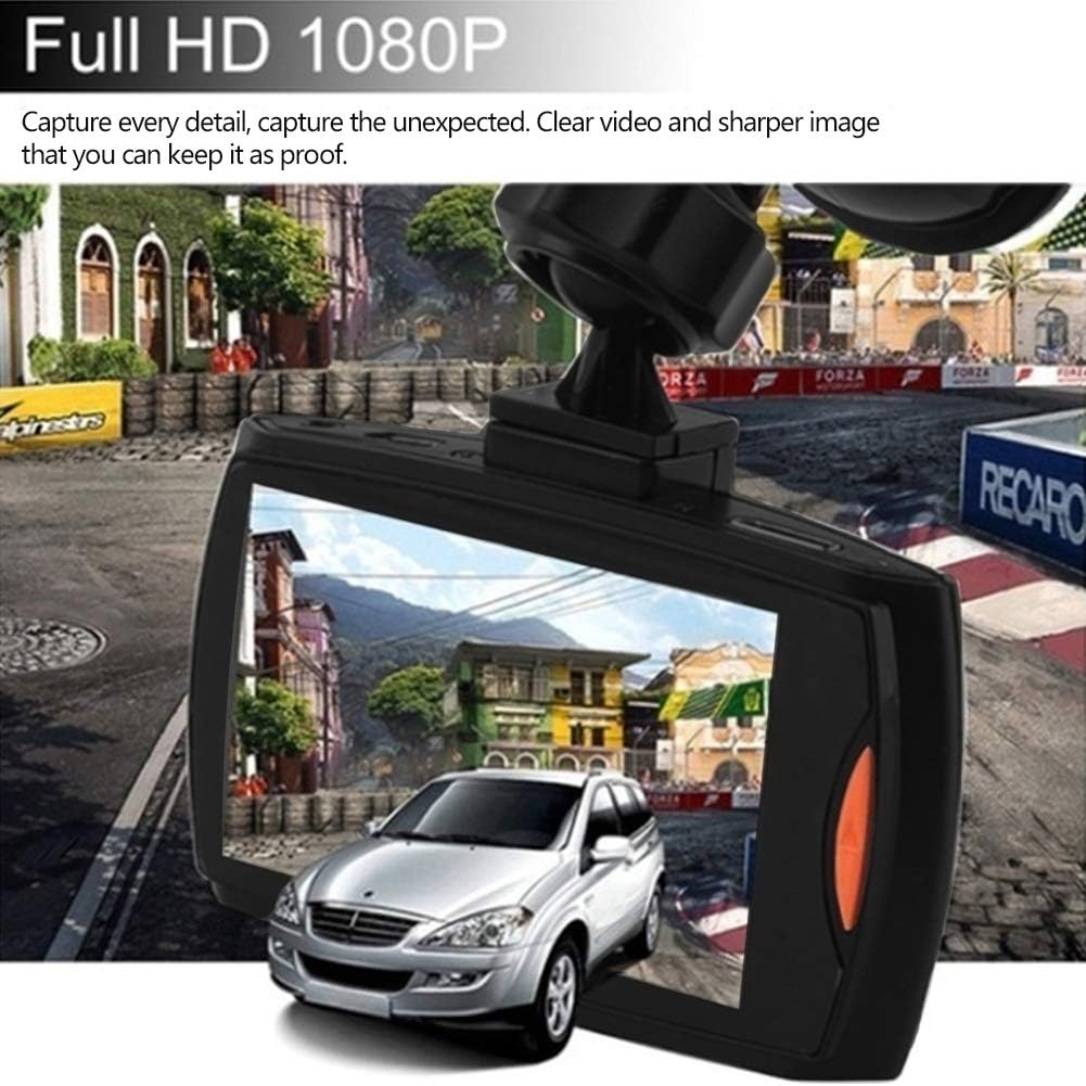 Dash Cam 1080P Car DVR with 2.7" LCD Screen and 170° Wide Angle C296