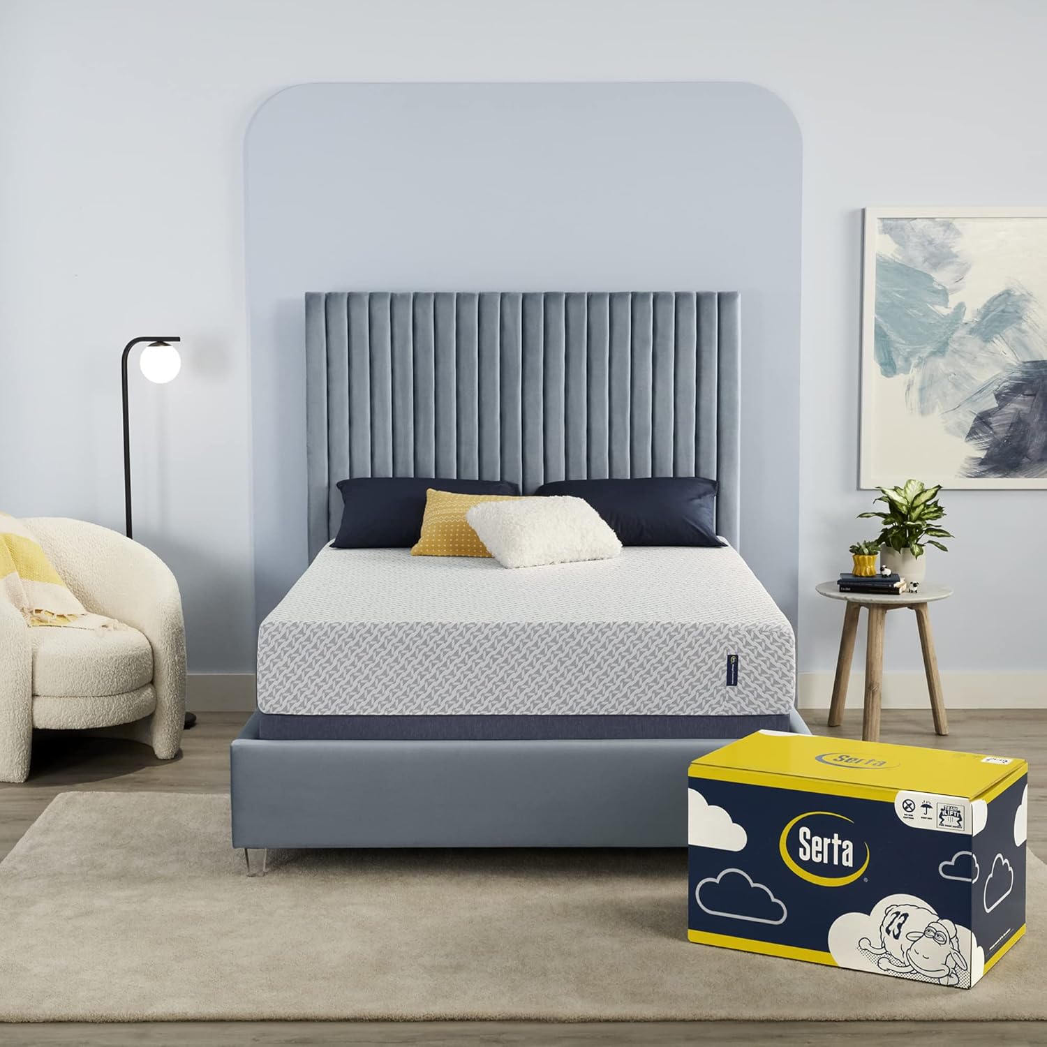 10" Cooling Gel Memory Foam Twin Mattress & 7" Cooling Gel Memory Foam Twin Mattress Bundle Y791