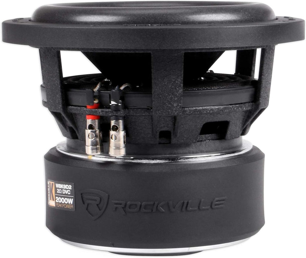 8" 2000 Watt Car Subwoofers Dual 2-Ohm X306077