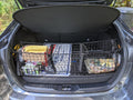 3 Pockets Trunk Organizer Cargo Net for TOYOTA PRIUS 2016-2023 – Envelope Style Cargo Net for Hatchback - Premium Mesh Car Trunk Organizer Vehicle Carrier Storage–Compatible with PRIUS