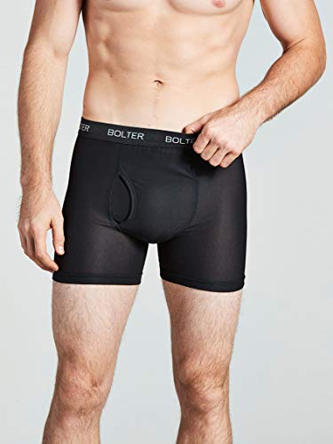 Men's Nylon Spandex Boxer Briefs 4-Pack R64360