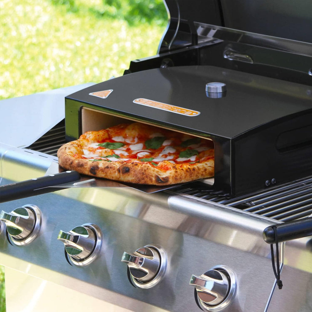 Outdoor Pizza Oven Box Kit for Grill Top with Wood Pizza Peel S537040