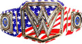 WWE United States Championship Title Belt Replica, WWE World Heavyweight Wrestling Championship Belt - Adult Size - 4mm