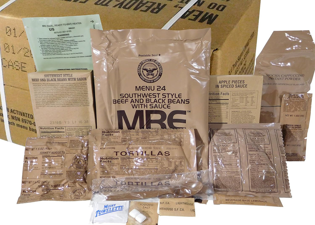 MREs Meals Ready-to-Eat Box B, Menus 13-24 A5070