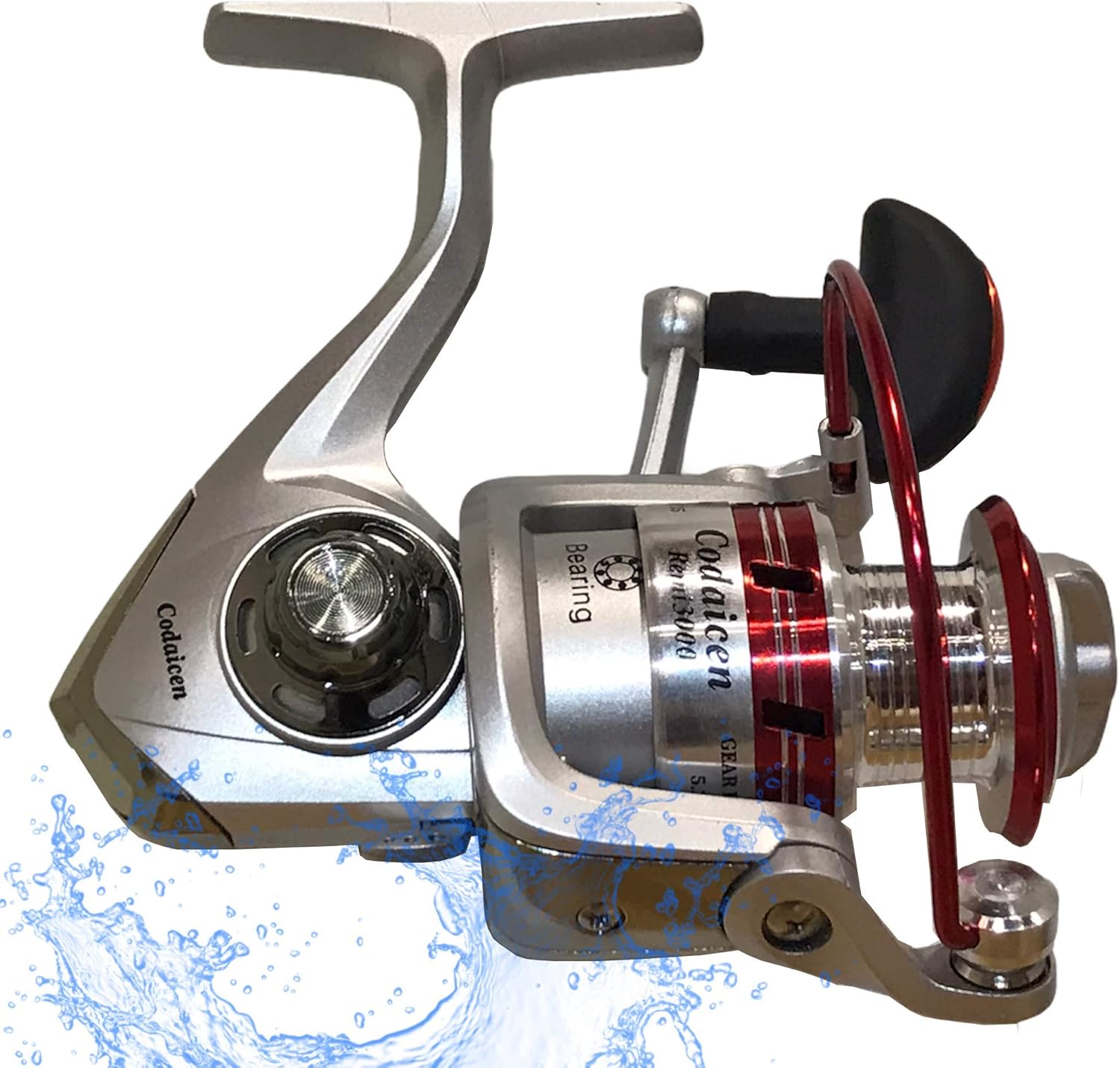 Fishing Reels Spinning Reel Open Face - Powerful 5.2:1 Smooth Spinning Reels Freshwater Good Casting Distance for Inshore Freshwater Bass, sport fish - Remi 3000 Spinning Reel -– U.S. Veteran Owned