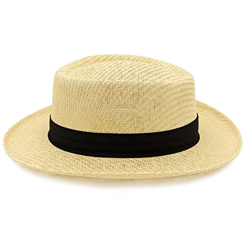 Straw Hat with 3" Brim and Inner Sweatband Z6676
