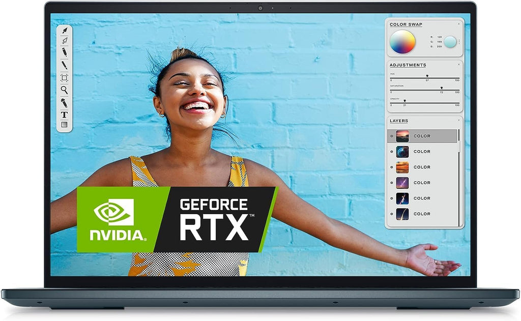 Dell Inspiron-16-PLUS Laptop 16" 3072x1920 ~ Intel i7-12700H 14-Core ~ NVIDIA GeForce RTX 3050~16GB DDR5~512GB SSD ~ Backlit Keyboard ~ Thunderbolt 4 ~ Fingerprint ~ Wi-Fi 6E ~ Win10 Pro