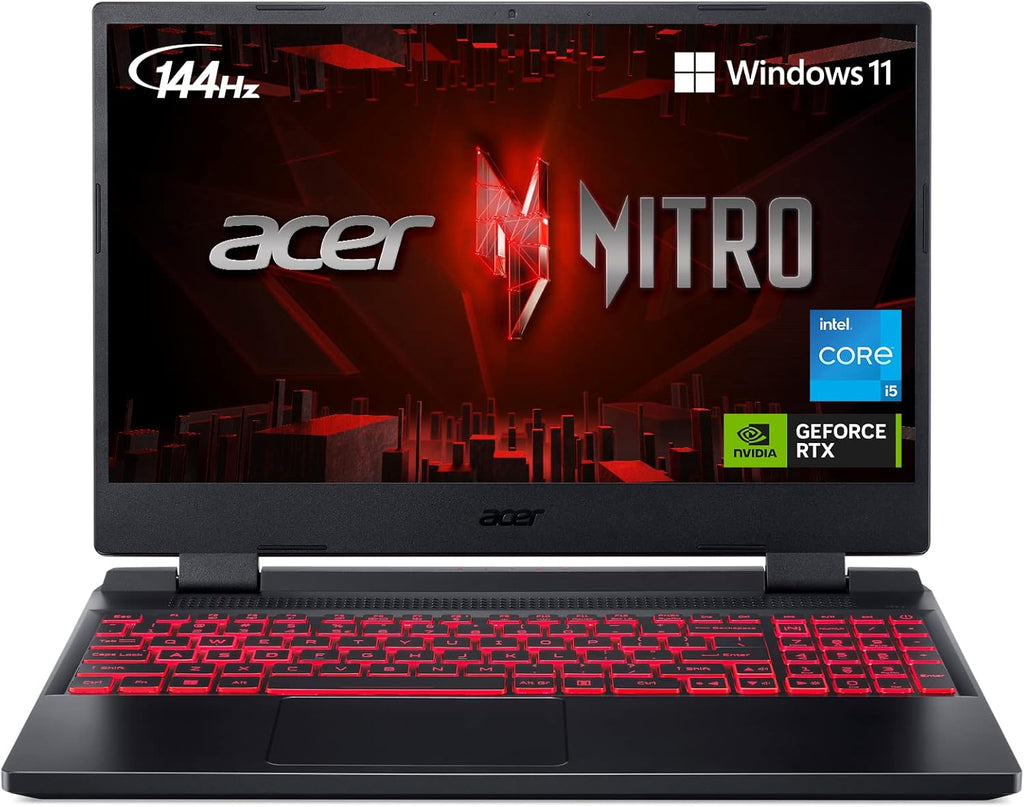 Gaming Laptop with Core i5 and RTX 3050, 24 Inch Full HD Monitor L1224