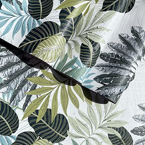 Tropical Peel and Stick Wallpaper Floral Palm Leaf Green Removable P589259