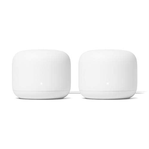 Google Nest Wifi - AC2200 - Mesh WiFi System - Wifi Router - 2200 Sq Ft Coverage - 1 pack