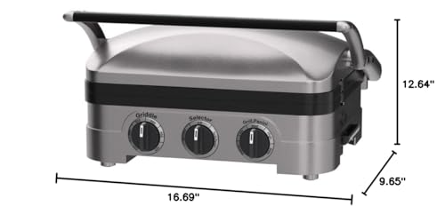 Contact Grill and Panini Press, 5-in-1 Griddler A359013