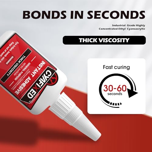 Thick Viscosity Cyanoacrylate Instant Glue, 4 oz. J63903