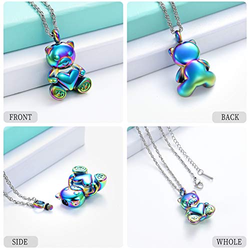 Heart Memorial Urn Locket Pendant Ashes Jewelry H68525