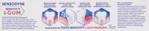 Sensitivity & Gum Whitening Toothpaste for Sensitive Teeth, 3.4 oz (Pack of 2) K398