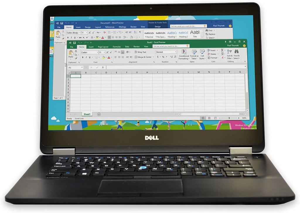 Dell Latitude E7470 Intel Core i5-6300U X2 2.4GHz 16GB 256GB SSD 14in,Black(Renewed)