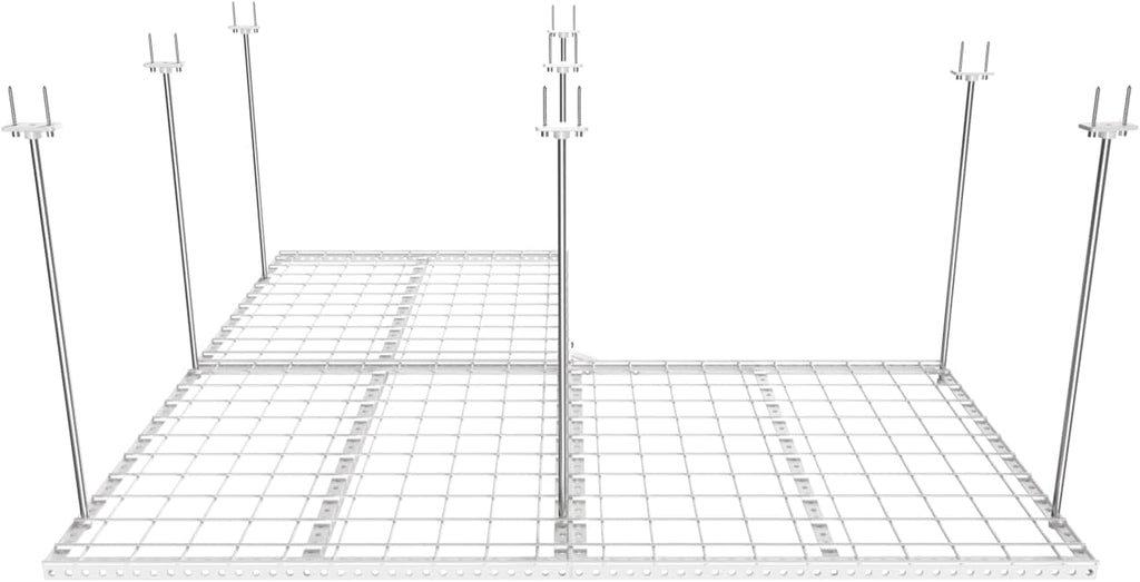 Adjustable Height Overhead Garage Door Ceiling Triple L Shaped Platform A65335