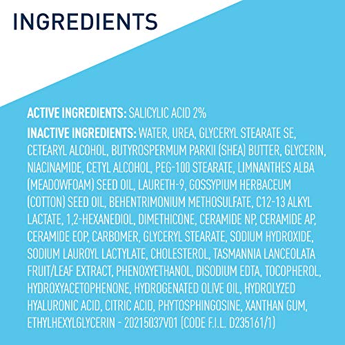 Psoriasis Treatment Cream with Salicylic Acid and Urea, Fragrance Free, 8 Oz J7113