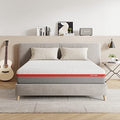 Sweetnight King Size Mattress, 10 Inch Cooling Gel Memory Foam Mattress in a Box, Foam Mattress with Flippable Design for Comfortable Sleep & Support, Plush, Clarity