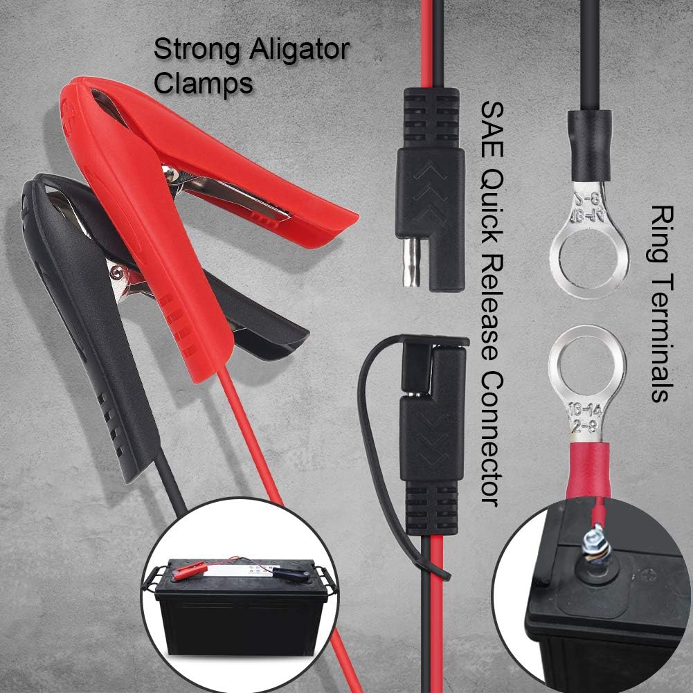12V Automatic Smart Battery Charger Automotive Maintainer for Car Marine RV AGM P4313